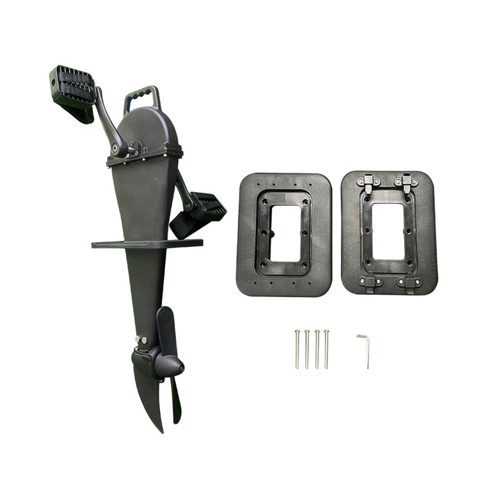 Folded Foldable Canoe Kayak Foot Boat Propel Pedal Drive System Fishing Kayak
