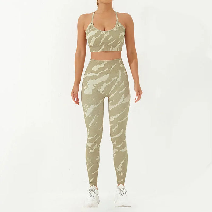 Women's Fitness Clothing Gym Sport Outfit for Woman Sweatsuit Lady Sets Womens Clothes Gym Women 2 Piece Set Outfit Sports Bra