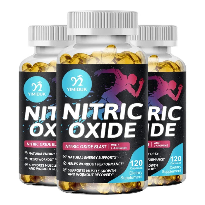 Nitric Oxide Supplement - L Arginine, Supports Muscle Growth and Workout Recovery - Helps Athletic Performance