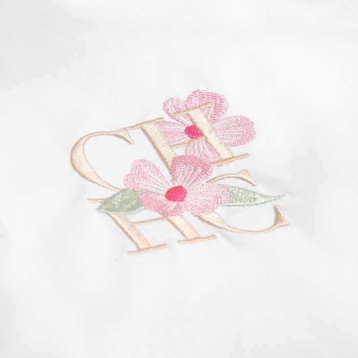 Women Blouse Casual Long Sleeve Shirts Embroidered Flowers Elegant Lapel Loose Shirt Single Breasted Solid Office Female Shirts