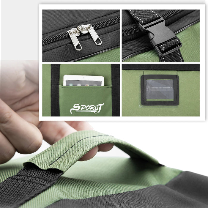 Outdoor Camping Style Picnic Equipment Cosmetics Bag Clothing Tent Supplies Storage Box with Wheels Large Capacity Extra Large Travel Bag