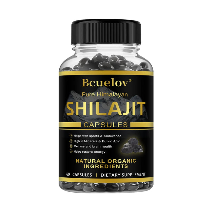 Pure Himalayan Shilajit Supplement with Minerals and Fulvic Acid To Support Performance, Endurance, Memory, and Brain Health