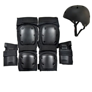 Skateboard Protective Gear Protector Set Knee Elbow Pads Longboard Adult Children Bicycle Inline Roller Skates Outdoor Sport