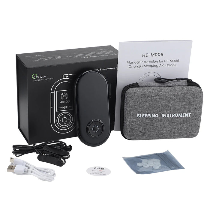 CES Therapy Sleep Aid Device Relieve Insomnia Fast Sleep Reduce Anxiety Cranial Electrotherapy Stimulation Improve Sleeping Aids