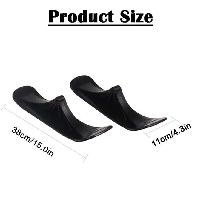 1 Pair Scooter Sled Sled Ski Board Snow Sledge Board Set Snow Ski Scooter Ski Scooter for Kids Outdoor Accessories