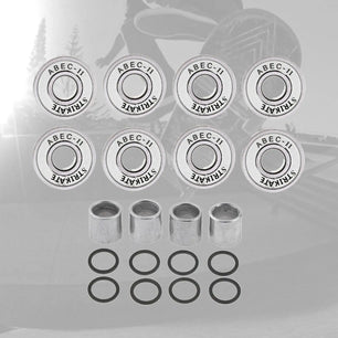 8 Frictionless Abec 11 Skateboard Roller Skate Wheels Scooter Spare Bearings