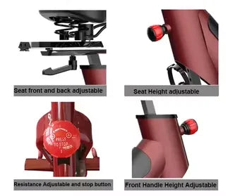 Cardio Training Indoor Cycling Fitness Equipment 25Kgs Flywheel Commercial Spinning Bike For Gym