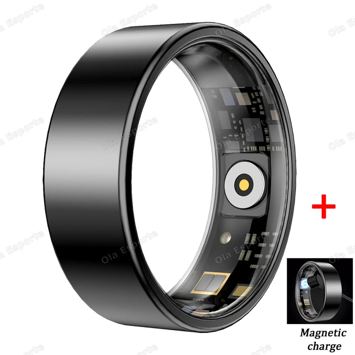 2025 New Smart Ring Blood Oxygen Heart Rate Sleep Monitoring Sports GPS Tracking Remote Care 5ATM Waterproof smartring Men Women