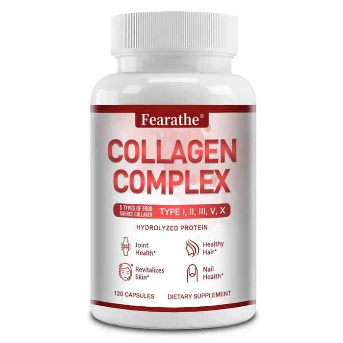 Multiple Collagen - Supports Skin, Hair, Nails and Joints Health, Support Cell Health, Anti-aging, Antioxidant, Women & Men