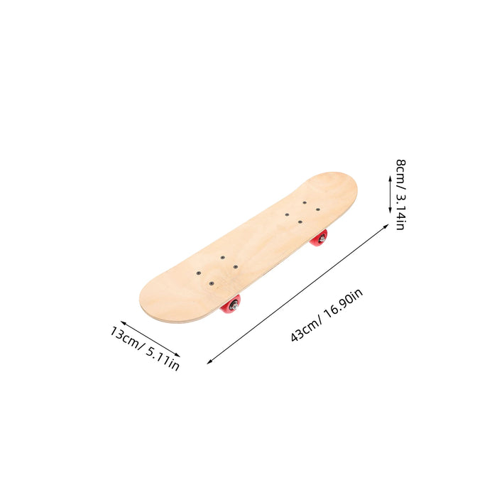 85X23 Inches Kids Blank Skateboard Diy Graffiti Wooden Outdoor Sports Trick Pvc Childrens Sports Toy Skateboard Deck