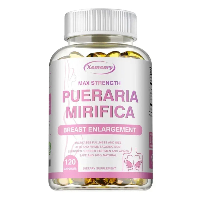 Pueraria Mirifica Supplement - To Support Breasts To Be Round, Firm and Elastic, Promote Balanced Estrogen Metabolism