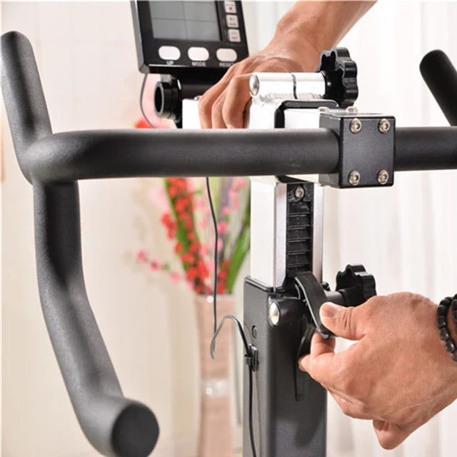 Professional Commercial Gym/Home Fitness Magnetic Spin Air Adjustable Resistance Bike Exercise Fan Bike Air Bike