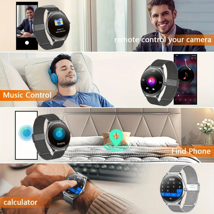2025 New Utral Thin Women Smart Watch 1.43-inch HD AMOLED Display Bluetooth Call Multi-Sport Tracker Music Player Smart Watch