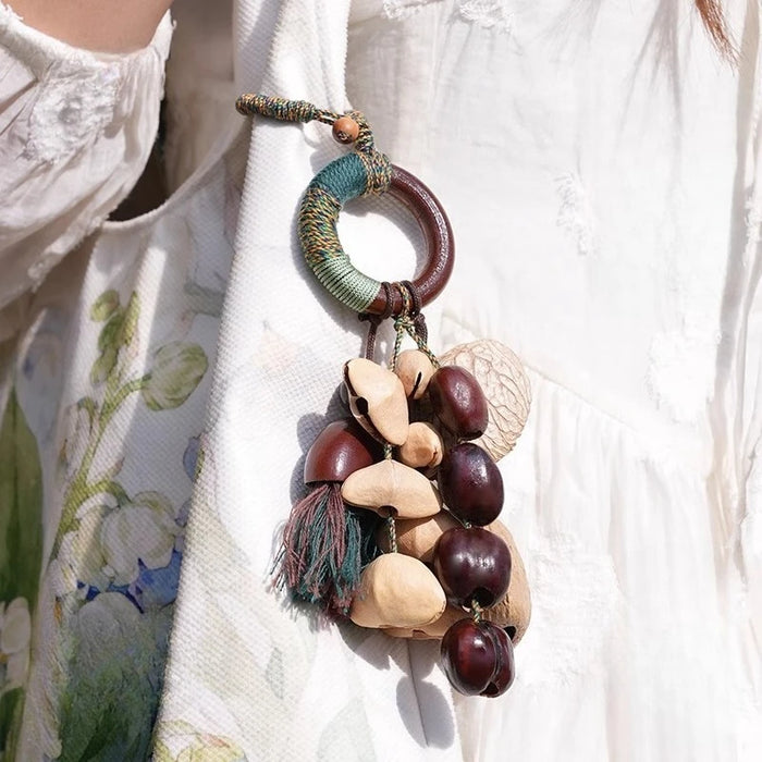 Mindfulness Wind Chimes Diapason Meditation Wind Chime Yoga Relaxation Nut Shell Bells Sound Healing Musical Instrument Bell