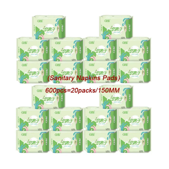 600pcs/20packs Anion Menstrual Pad Sanitary Towels Panty Liners For Women Health Care Feminine Hygiene Product Towels Cotton Pad