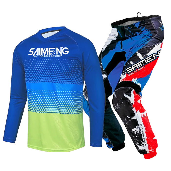 motocross gear set for kids racing suit child cross Jersey and Pant Enduro boy girl MX ATV MTB MOTO 3 4 5 6 7 8 9 10 11 years