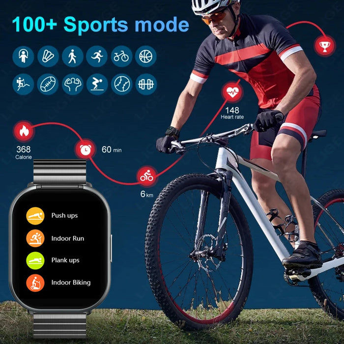 2025 New TWS 2 in 1 Smart Watch with Headphones Sports Bluetooth Call Watches Men Health Monitor Women Smartwatch For Android