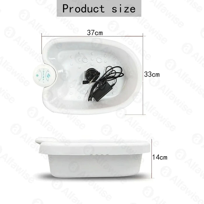 Foot BathTub Only Detox Ion Foot Spa Bath Basin Foot Soaking Buckets Sauna Foot spa Bathtub Vibration Massage Care Arrays Aqua