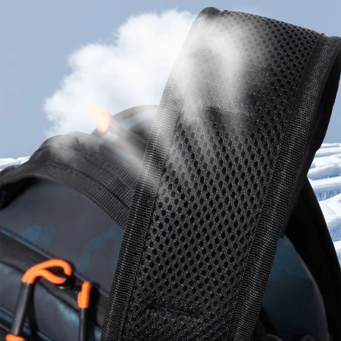 Fishing Backpack with Rod Holders Fish Tackle Storage Gear Equipment Bag Multi-functional Camping Outdoor Organizer Lure Bag