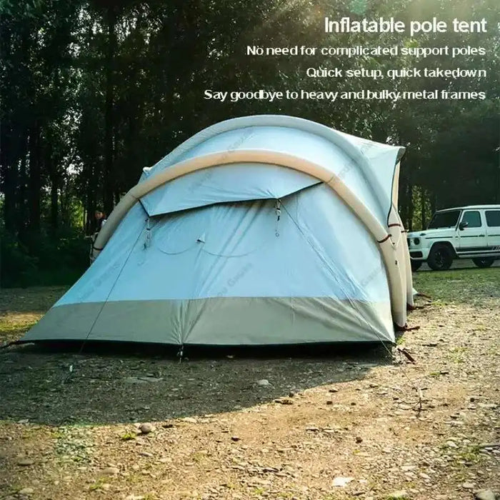 6 Person Outdoor Camping Awning Iatable Air Hiking Tent Hot Sales