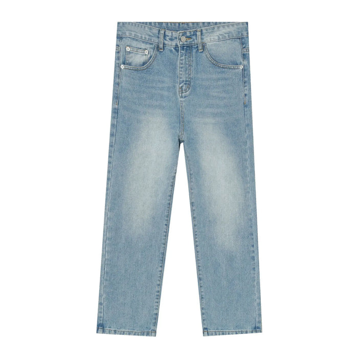 2026 Women's Fashion Basic Jeans Trendy Casual Straight-Leg Vintage Cropped Jeans Commute Shopping Vacation Wear