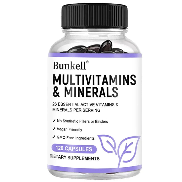 Multivitamin Capsules with Minerals,Repairs Skin,Promotes Liver Health,Improves Anemia and Vitamin Deficiencies,Boosts Energy