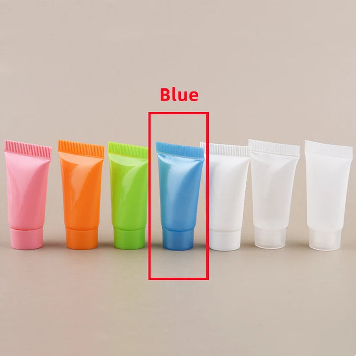 5ml Color Facial Cleanser Hand Cream Lotion Cosmetics Subpackage Hose Small Sample Bottle Portable