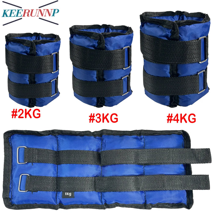 Adjustable Ankle Weights for Women Men:1 Pair 4.4LBS 6.6LBS 8.8LBS Upgraded Easily Adjustable Legs Weights for Workout,Dancing G