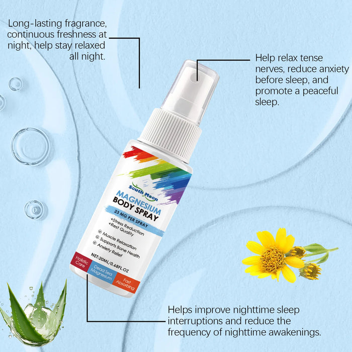 South Moon Insomnia Treatment Spray Fall Asleep Relief Anxiety Decompression Better Sleeping Relax Soothes Mood Sleep Aid Spray