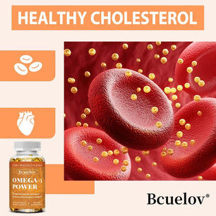 Omega 3 Fish Oil Supplement - EPA DHA Fish Oil Omega 3 for Mood Boost Liver Support and  Immune Booster Brain