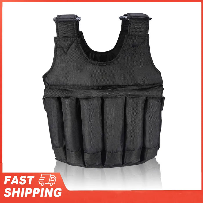 Adjustable Workout Weight Weighted Vest Adjustable Weighted Vest Weighted Vest Exercise Training Fitness 50KG Maximum Loading