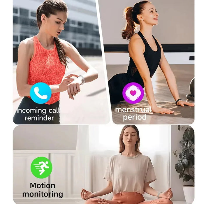 Smart Bracelet Fitness Tracker 24H Sleep Tracker All-Day Continuous Heart Rate Stress HRV Monitor Step Counting Sport Smart Band