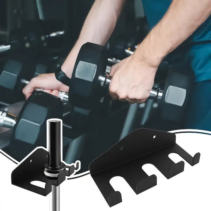 Barbell Hanger Vertical Wall Mount Weight Rack Home Gym Equipment Wall-Mounted Weight Stand For Gym Training Room Garage