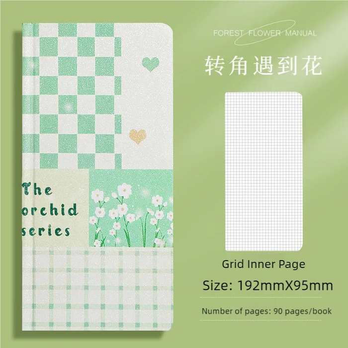 Weekly Planner Journal Notebook ‌Stylish Minimalist Cute Planning Diary Creative Portable Small Grid Notebooks Diary Stationery