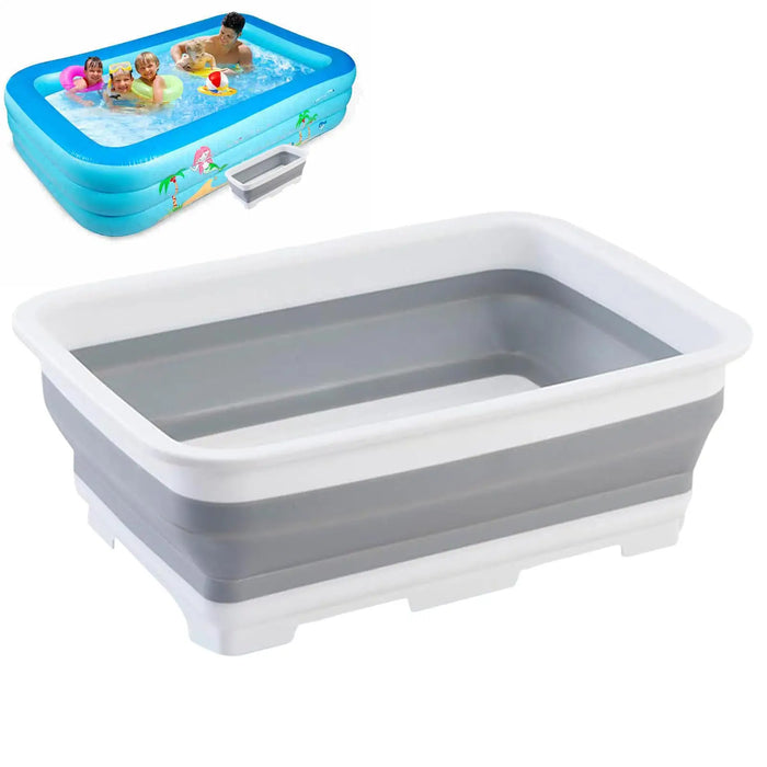 Collapsibles Foot Bath Basin for Soaking Feet,Foot Soak Tub,Plastic Foot Bucket Foldable Laundry Basket Pool Accessories