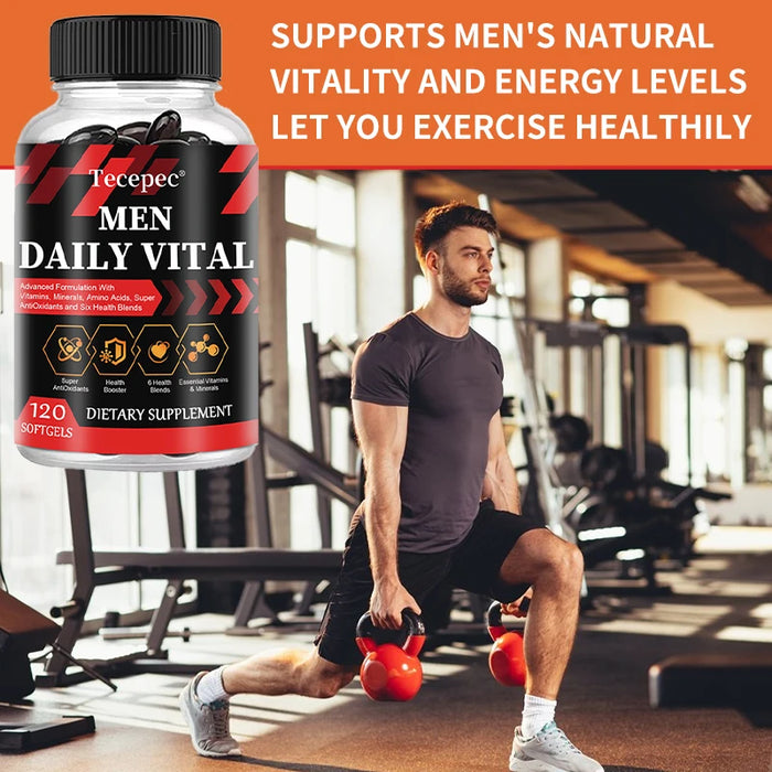 Men's Multivitamin with Vitamins and Minerals - Improve Endurance, Strength, Athletic Performance and Overall Health
