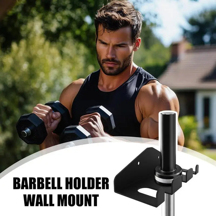 Barbell Hanger Vertical Wall Mount Weight Rack Home Gym Equipment Wall-Mounted Weight Stand For Gym Training Room Garage