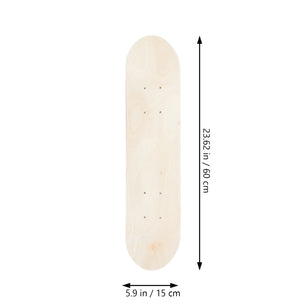 60cm Unfinished Maple Skateboard blank Skateboard Deck Adults Kids DIY Handpaint Blank Graffiti Skateboard children sports gift