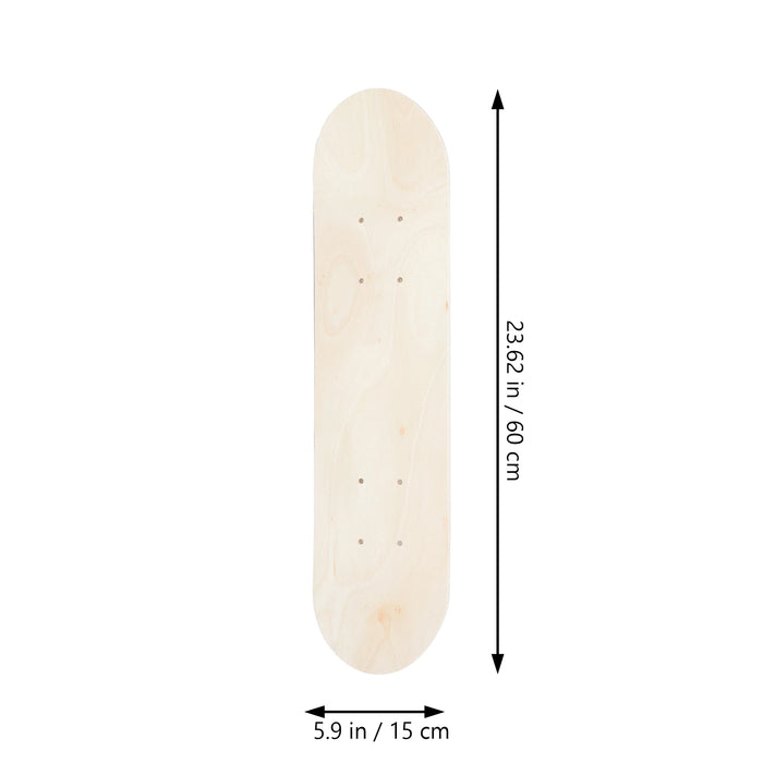 60cm Unfinished Maple Skateboard blank Skateboard Deck Adults Kids DIY Handpaint Blank Graffiti Skateboard children sports gift