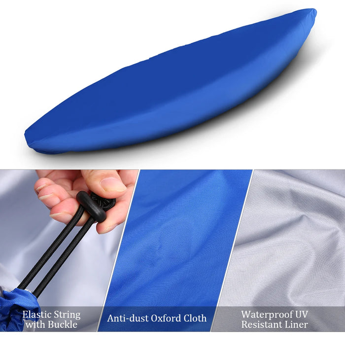 Professional Universal Kayak Cover Canoe Boat Waterproof UV Resistant Dust Storage Cover Shield Kayak Boat Canoe Storage Cover