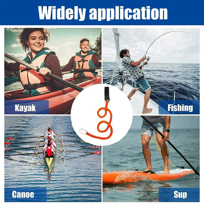 1pcs Canoe Accessories Lashing Rope OARS Throw Rope Fumble Rope Assault Boat Foot Rope Canoe Safety Rope