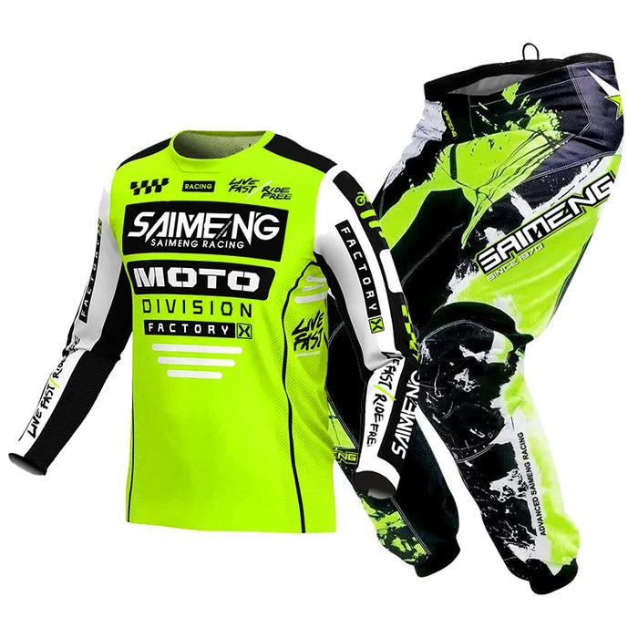 motocross gear set for kids Dirt Bike racing suit boy girl Downhill Jersey Pant Kits Youth children Motorcycle Off-road MX ATV