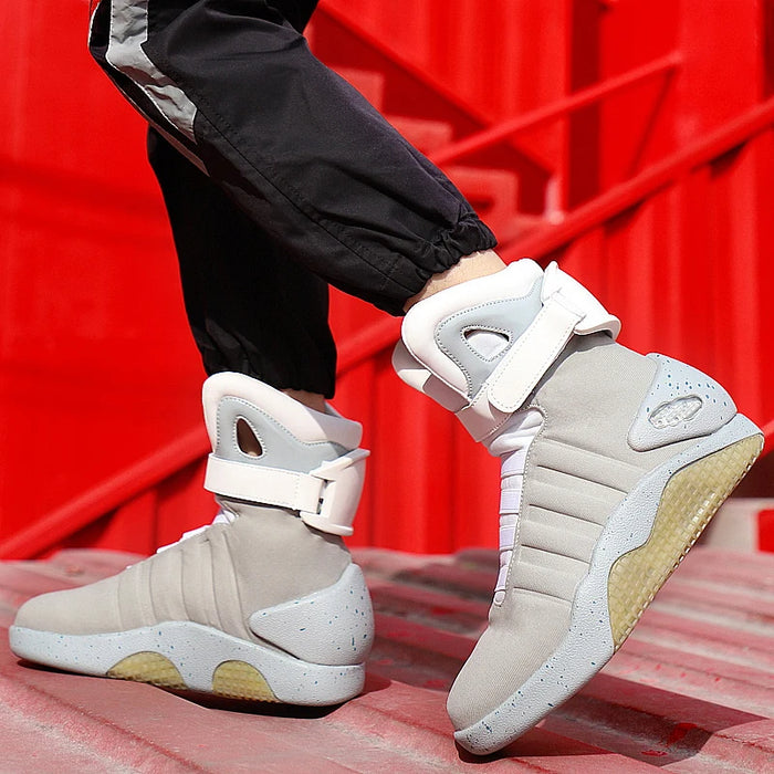 Skateboarding Shoes New Led Boots for Men,Women,Boys and Girls USB Rechargeable Glowing Shoes Man Party Shoes Cool Soldier Boots