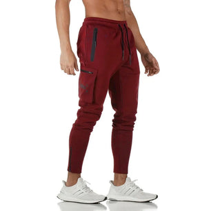 2024 New Leisure Sports Fitness Work pants Men's camouflage fitness pants Running training pants Light board