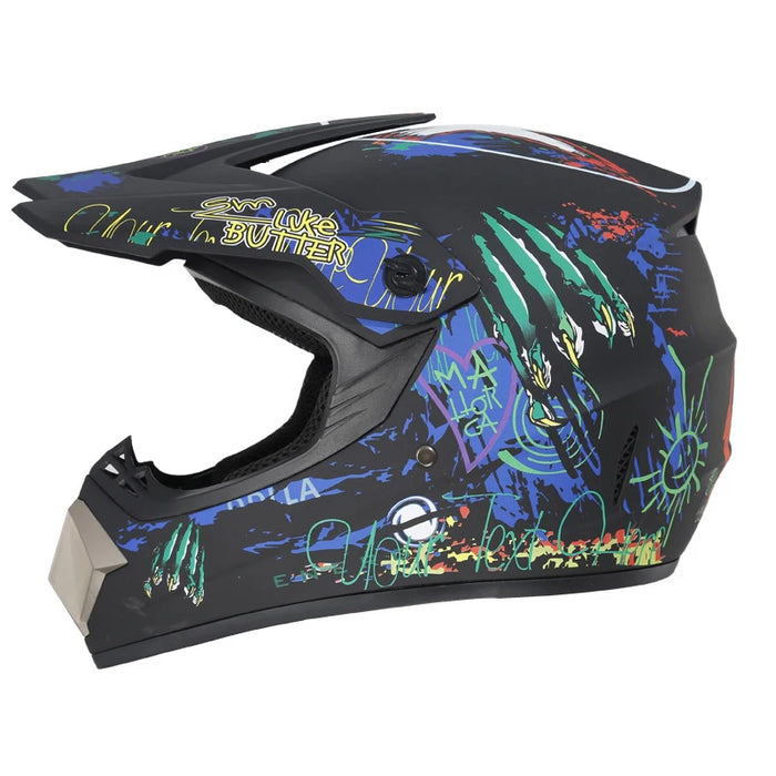 Youth Motocross Helmet: Lightweight & Safe for Off-Road, Karting & Downhill