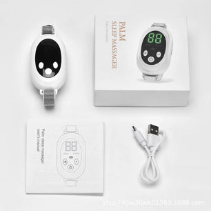 Smart Handheld Wireless EMS Relaxation Device Anti-Anxiety Palm Help Sleep Massager for Body Improved Deep Sleep Aid Instrument