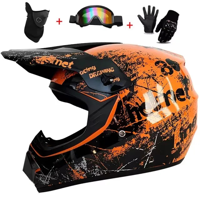 DOT Adult Female Men Helmets Motocross Kask Cross Downhill Soporte Casco Off Road Helmet Racing Classic Motorcycle Original