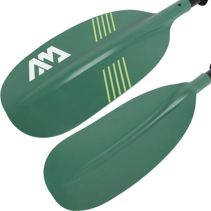 AQUA MARINA RIPPLE-TECH aluminium shaft 2-IN-1 ALUMINUM CANOE & KAYAK CONVERTIBLE PADDLE 4 piece kayak oar double blade