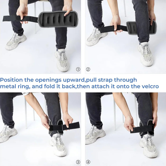 1Pair Ankle Weights for Men Women Kids,(0.5kg / 1kg Each Pack) Leg Arm Wrist Weights with Adjustable Strap for Running, Gym