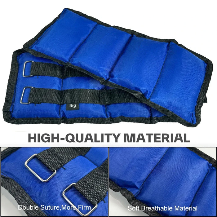 Adjustable Ankle Weights for Women Men:1 Pair 4.4LBS 6.6LBS 8.8LBS Upgraded Easily Adjustable Legs Weights for Workout,Dancing G